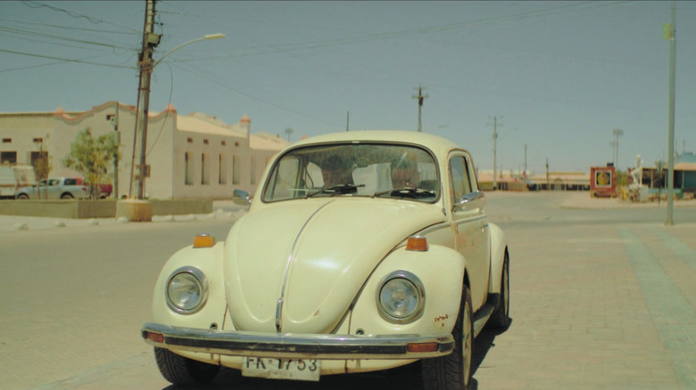 Volkswagen Beetle on street