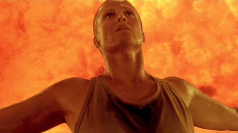 Ellen Ripley falling into a furnace in "Alien 3"