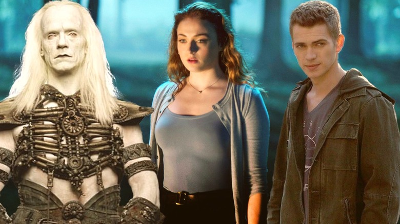 The head Morlock in "The Time Machine," Jean Grey in "Dark Phoenix," and David Rice in "Jumper"