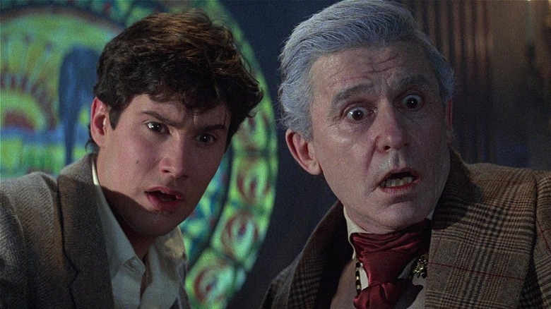 Charley and Peter looking horrified