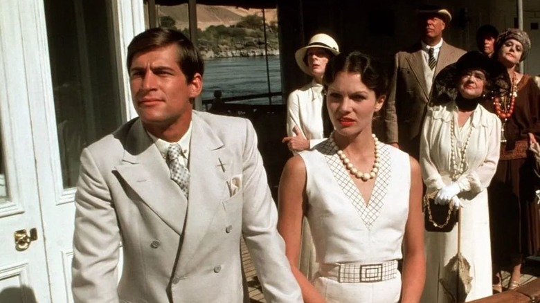 People on a yacht in "Death on the Nile."