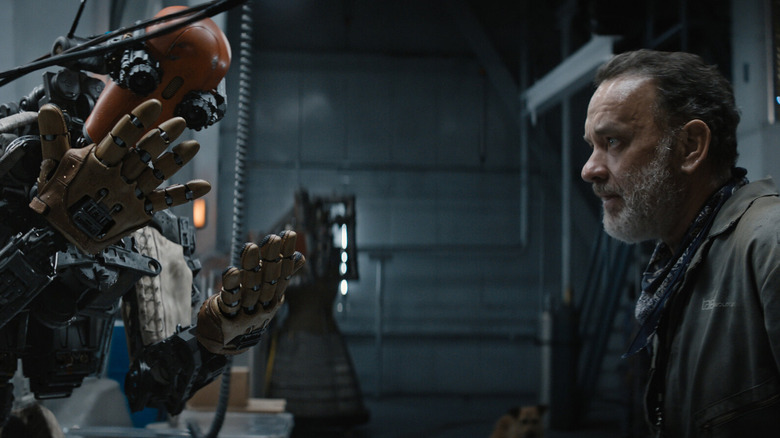 Jeff coming to life in front of Finch in "Finch"