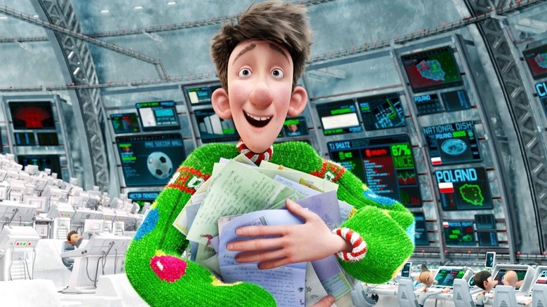 Arthur in the North Pole command center in "Arthur Christmas" (2011)