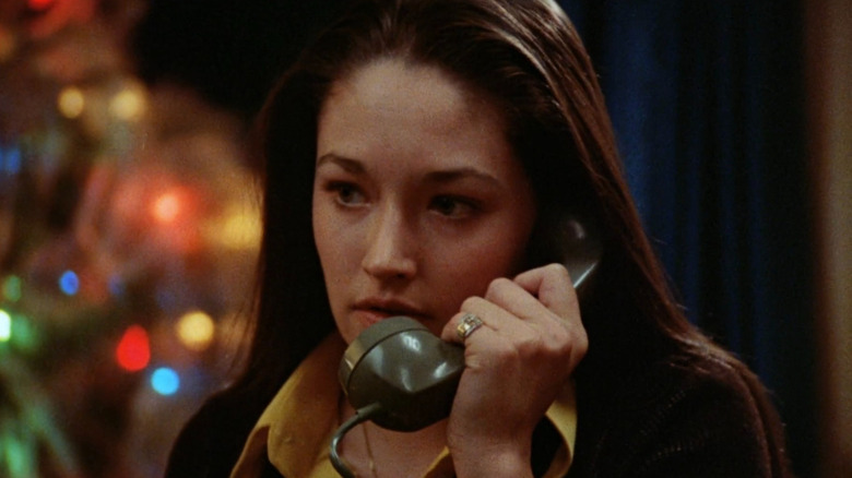 Jess Bradford on the phone in Black Christmas