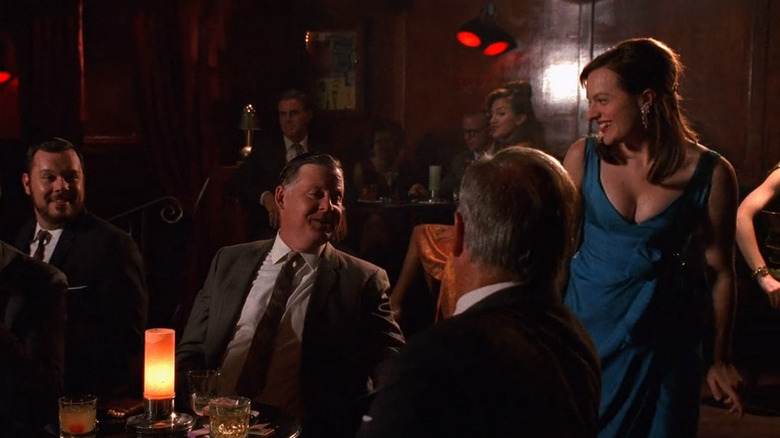 Freddy and Peggy laughing in Mad Men (2007)