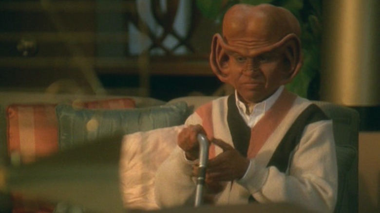 Nog sitting on the holodeck in "Star Trek: Deep Space Nine"