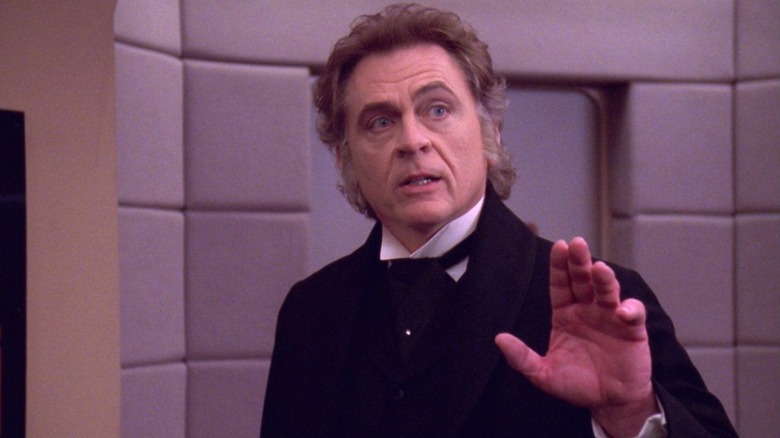 Professor Moriarty on the Enterprise bridge in "Star Trek: The Next Generation"