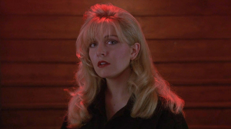 Laura Palmer looking sad in Twin Peaks: Fire Walk With Me