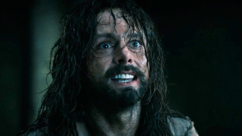 Lucian looking worried at Sonja in "Underworld: Rise of the Lycans" (2009)