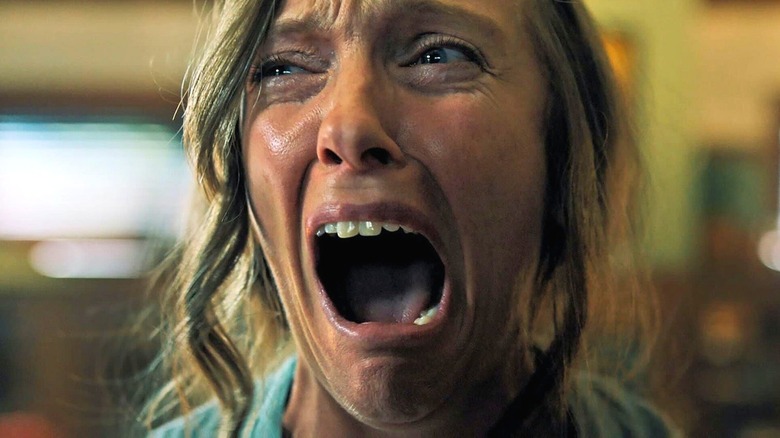 Annie Graham screams in Hereditary (2018)