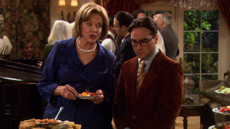 Mrs. Latham talking to a downtrodden Leonard in The Big Bang Theory (2007)