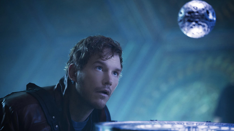 Peter looking amazed in "Guardians of the Galaxy" (2014)