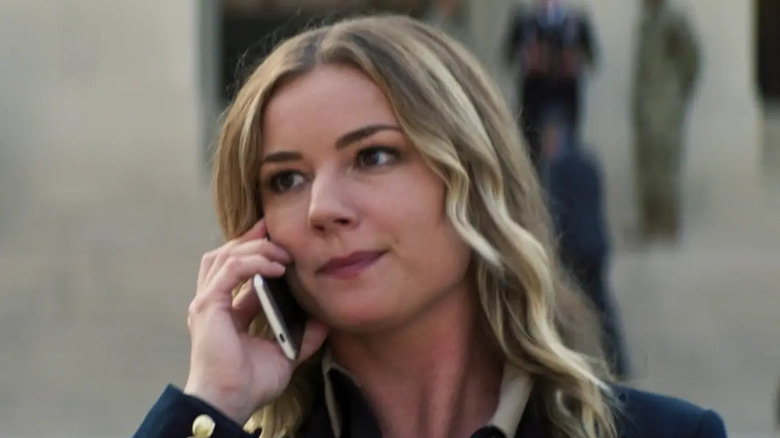 Sharon Carter on the phone