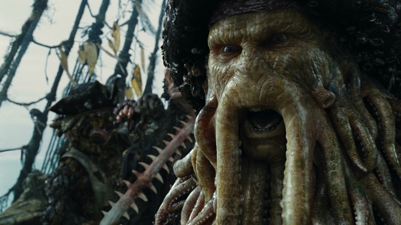 Davy Jones commanding his crew in "Pirates of the Caribbean: Dead Man's Chest" (2006)