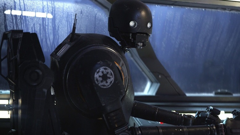 K-2SO controlling a ship in "Rogue One: A Star Wars Story" (2016)