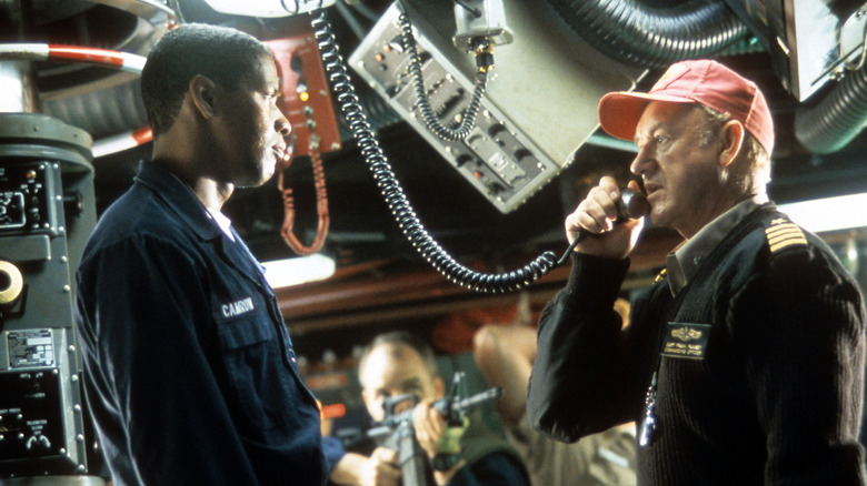 Captain Frank Ramsey and Lt. Commander Ron Hunter face off in Crimson Tide