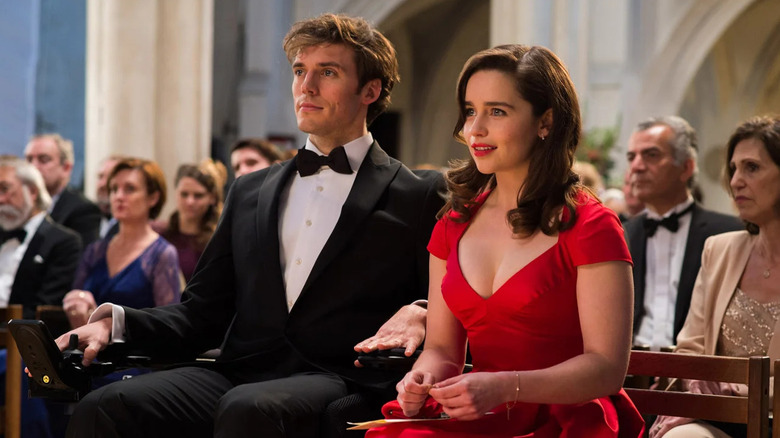 Will and Lou sitting at a classic music concert in "Me Before You" (2016)