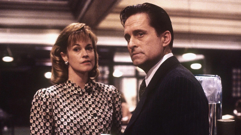 Linda and Ed frowning in "Shining Through."