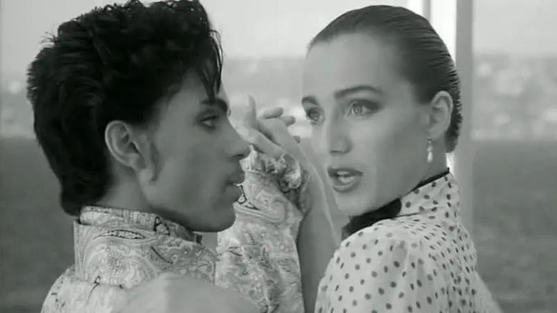 Christopher and Mary dancing in "Under the Cherry Moon."