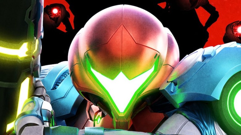 Samus ready blaster