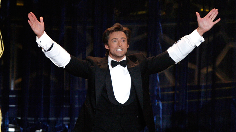 Hugh Jackman performs during the