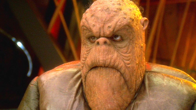 Morn at the bar in "Star Trek: Deep Space 9"