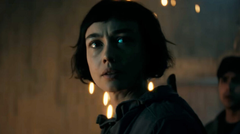 Wendy looks nervous in Alien: Earth (2025)