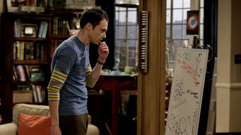 Sheldon considers an equation in "The Big Bang Theory"