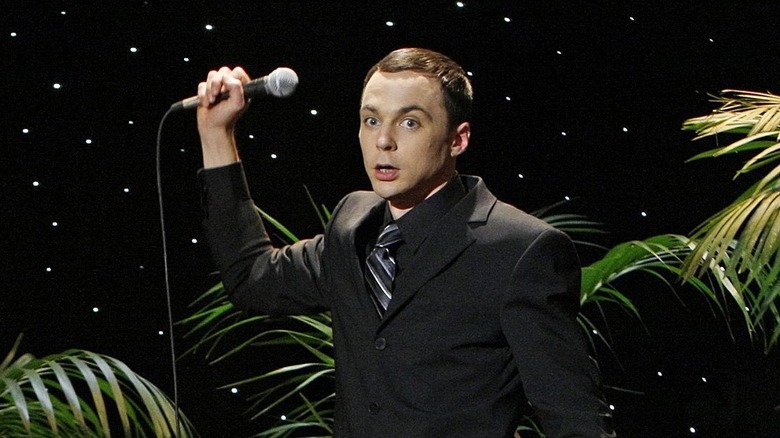 Sheldon embarrasses himself at the Chancellor's Awards on "The Big Bang Theory"