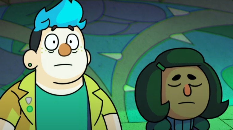 Barney and Norma in "Dead End: Paranormal Park" (2022)