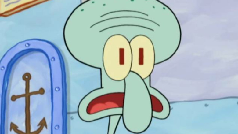 Surprised Squidward SpongeBob SquarePants