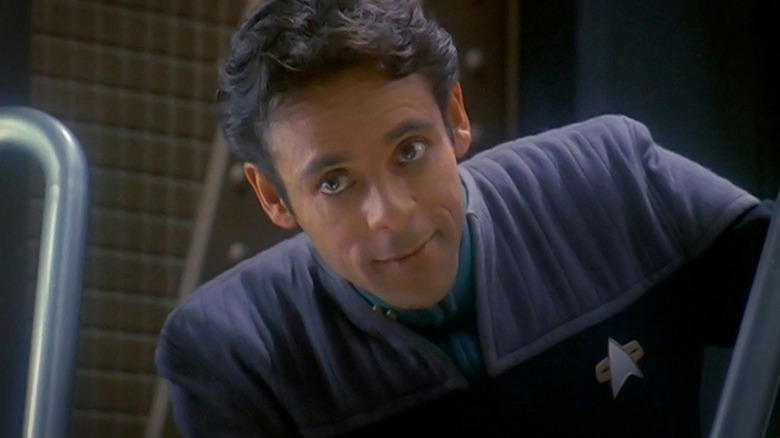 Lt. Julian Bashir smiling in "Star Trek: Deep Space Nine"