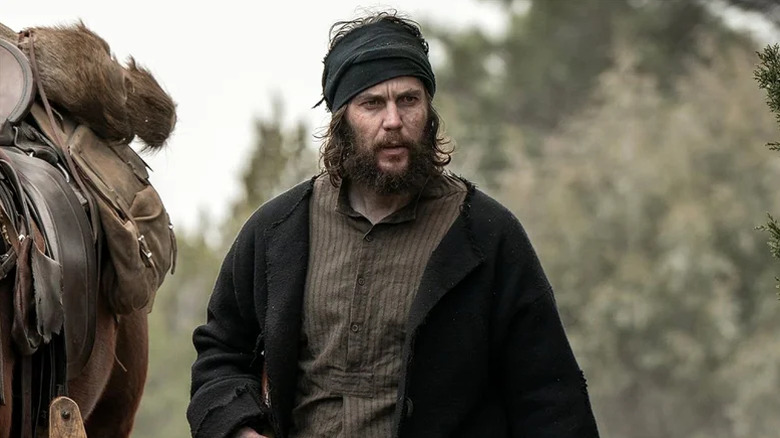 Isaac Reed wanders through the frontier on American Primeval (2025)