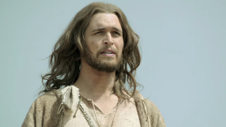 Jesus Christ looks outward in The Bible (2013)
