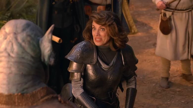 Susan Bennett confronting an ogre in Ted