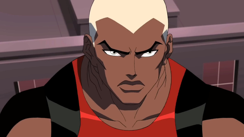 Aqualad staring sternly in Young Justice