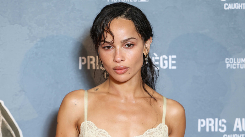 Zoe Kravitz on the red carpet in 2024
