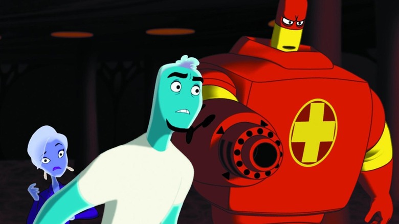 Osmosis "Ozzy" Jones seeing something suspicious in Osmosis Jones (2001)