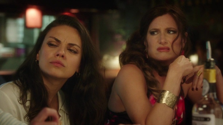 Amy Redmond-Mitchell and Carla Dunkler looking to the side in Bad Moms