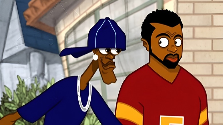 Smokey speaking to Craig Jones in Friday: The Animated Series