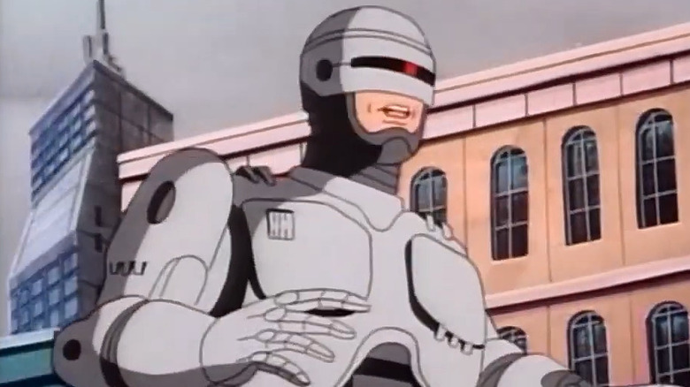RoboCop speaking in RoboCop