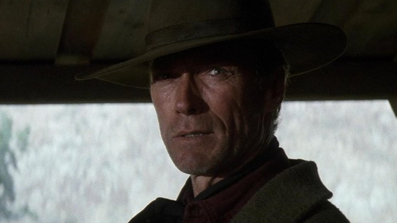 William Munny looks at his prey in Unforgiven (1992)