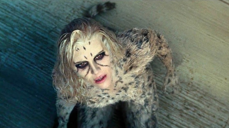 Cheetah looking up to the sky in Wonder Woman 1984 (2020)