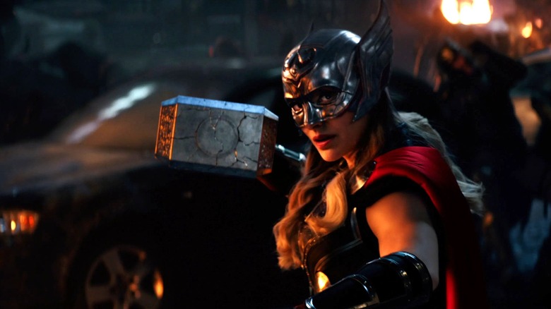 Jane Foster's Thor and her squad in Thor: Love and Thunder (2022)