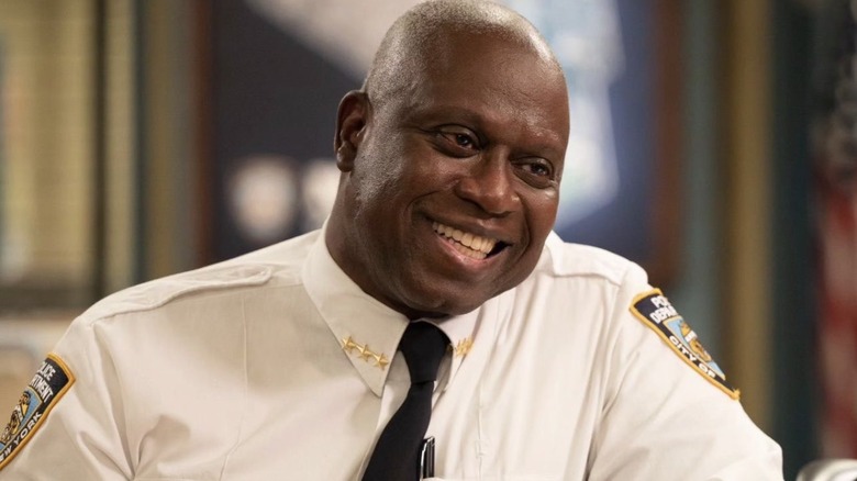 Captain Raymond Holt smiling in Brooklyn Nine-Nine