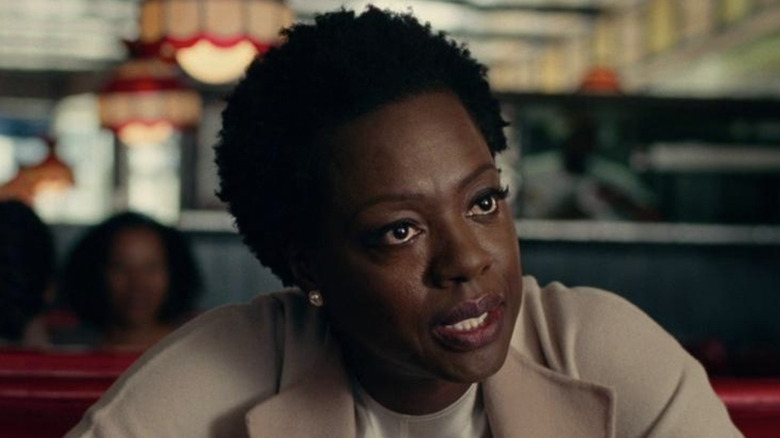 Viola Davis cocks her head