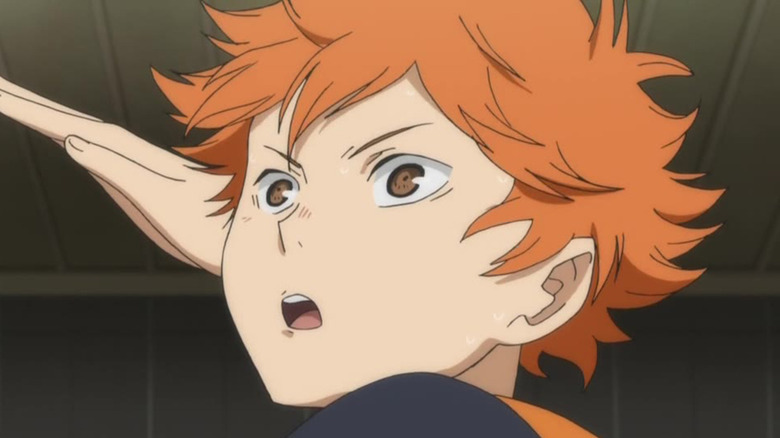 Hinata looking on in shock