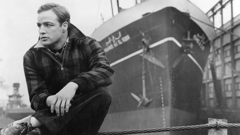 Terry by the waterfront in On the Waterfront