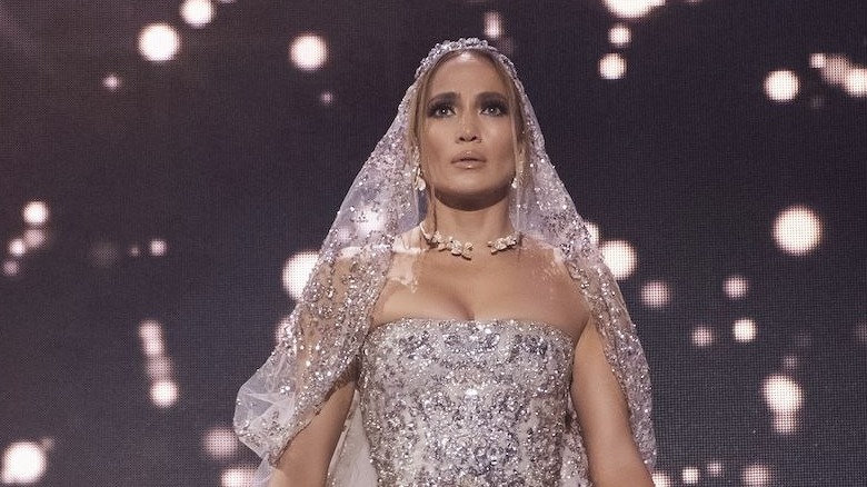 Jennifer Lopez in outlandish dress