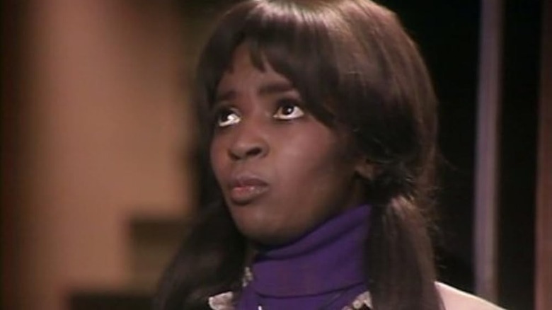 Elizabeth frowning in "The Tomorrow People."